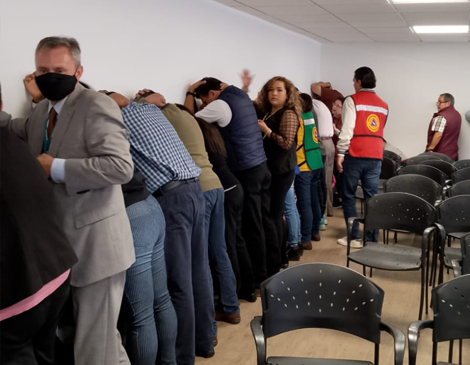 Impartición de curso de Protección Civil a los trabajadores del Departamento de Vivienda Zona Norte